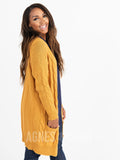 Agnes & Dora™ Boyfriend Cardigan Mustard