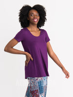 Agnes & Dora™ Everyday Tee Plum