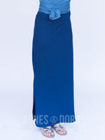 Agnes & Dora™ Side Slit Maxi Skirt Love Sprung Navy