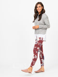 Agnes & Dora™ Leggings Vintage Botanical Black Cherry