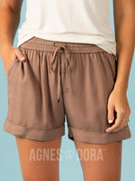 Agnes & Dora™ Go-To Shorts Brown Stone