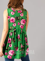 Agnes & Dora™ Sleeveless Muse Kelly/Fuchsia Floral