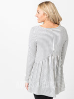 Agnes & Dora™ Muse Top Ivory/Black