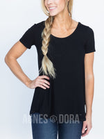 Agnes & Dora™ Everyday Tee Black