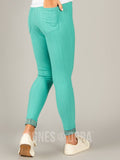 Agnes & Dora™ Knit Jeggings Turquoise  (reenforced elastic waistband)