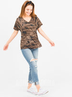 Agnes & Dora™ Love Top Coco/Black Camo