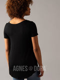 Agnes & Dora™ Everyday Tee V-Neck Black