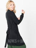 Agnes & Dora™ Blouson Cardigan Black