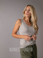 Agnes & Dora™ Favorite Tank Heather Grey