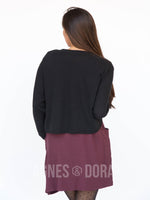 Agnes & Dora™ Pullover Black Sweater