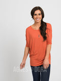 Agnes & Dora™ Dolman Tunic Papaya