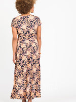 Agnes & Dora™ Crossover Maxi Dress I Got You Babe Navy Marigold