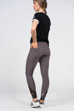 Agnes & Dora™ Knit Jegging Mesh Charcoal