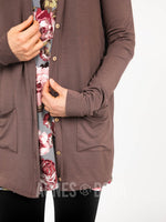 Agnes & Dora™ Favorite Cardigan New Brown