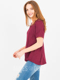 Agnes & Dora™ Love Top Burgundy/Ivory Polka Dot