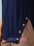 Agnes & Dora™ Side Button Top Navy