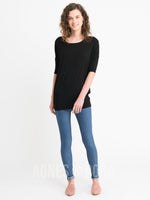 Agnes & Dora™ Dolman Tunic Black