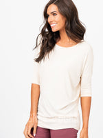 Agnes & Dora™ Dolman Tunic Cream