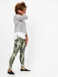 Agnes & Dora™ Knit Jeggings Olive Camo (reenforced elastic waistband)